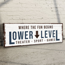 Load image into Gallery viewer, Lower Level Sign III