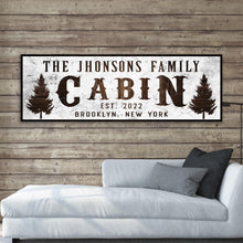 Load image into Gallery viewer, Family Cabin Sign II