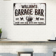 Load image into Gallery viewer, Garage Bar Rustic Wood Sign
