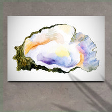 Load image into Gallery viewer, Oyster Watercolor Canvas Wall Art