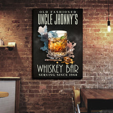 Load image into Gallery viewer, Old Fashioned Whiskey Bar Sign
