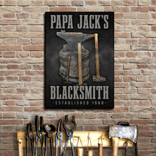 Load image into Gallery viewer, Blacksmith Sign