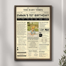 Load image into Gallery viewer, The Baby Times Sign