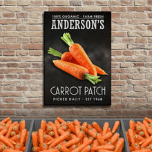 Load image into Gallery viewer, 100% Organic Carrot Patch Sign