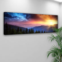 Load image into Gallery viewer, Purple And Sunrise Canvas Wall Art