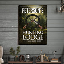 Load image into Gallery viewer, Family Hunting Lodge Sign