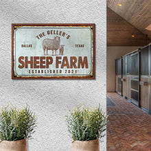 Load image into Gallery viewer, Sheep Farm Sign III