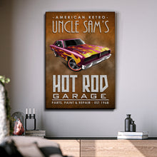 Load image into Gallery viewer, American Retro Garage Hot Rod Sign