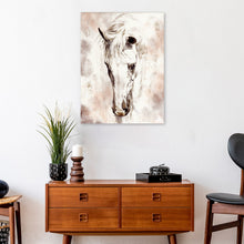 Load image into Gallery viewer, Sorrowful Horse Canvas Wall Art