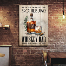 Load image into Gallery viewer, Aged To Perfection Whiskey Bar Sign