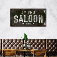 Load image into Gallery viewer, Family Saloon Vintage Sign