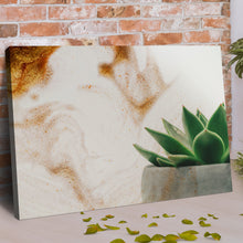 Load image into Gallery viewer, Stone Pot Succulent Plant Canvas Wall Art