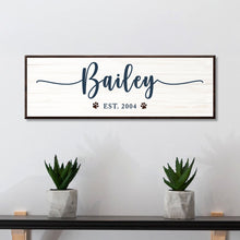 Load image into Gallery viewer, Pet Name Sign II