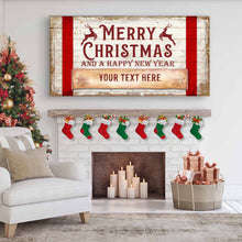 Load image into Gallery viewer, Merry Christmas And A Happy New Year Sign