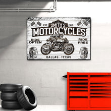 Load image into Gallery viewer, Motorcycle Ride Often Ride Free Sign