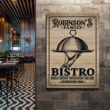 Load image into Gallery viewer, Family Bistro Sign III