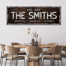 Load image into Gallery viewer, Thanksgiving Family Sign II