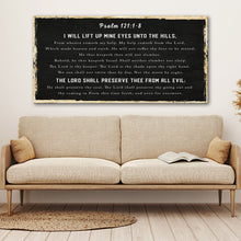 Load image into Gallery viewer, Psalm 121:1-8 - My Help Comes From The Lord Sign