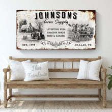 Load image into Gallery viewer, Family Farm Supply Sign