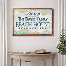 Load image into Gallery viewer, Welcome To Family Beach House Sign II