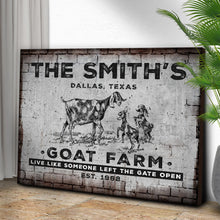 Load image into Gallery viewer, Goat Farm Sign II