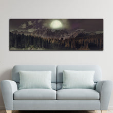 Load image into Gallery viewer, Full Moon Setting Canvas Wall Art