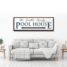 Load image into Gallery viewer, Family Pool House Sign