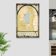 Load image into Gallery viewer, Lake Map Portrait Sign
