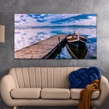 Load image into Gallery viewer, Boat Seascape Canvas Wall Art