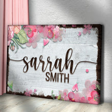 Load image into Gallery viewer, Floral Kids Room Sign
