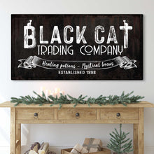 Load image into Gallery viewer, Black Cat Trading Company Sign