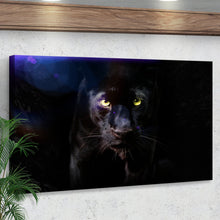 Load image into Gallery viewer, Rare Black Panther Canvas Wall Art