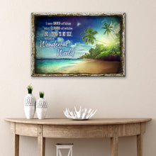 Load image into Gallery viewer, What A Wonderful World Sign IX