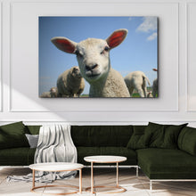 Load image into Gallery viewer, Curious Lamb Canvas Wall Art