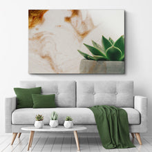 Load image into Gallery viewer, Stone Pot Succulent Plant Canvas Wall Art