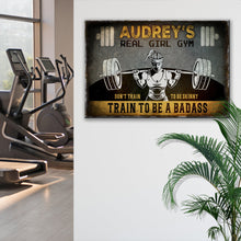 Load image into Gallery viewer, Real Girl Gym Sign