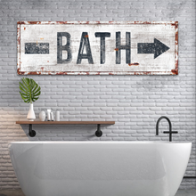Load image into Gallery viewer, Bath Arrow Sign