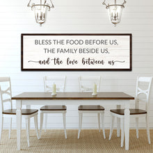 Load image into Gallery viewer, Bless The Food Before Us And The Love Between Us Sign II