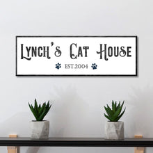Load image into Gallery viewer, Cat House Sign
