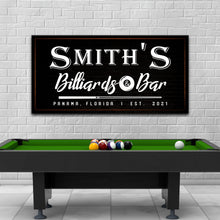 Load image into Gallery viewer, Billiards And Bar Sign II