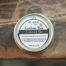 Load image into Gallery viewer, Take A Hike Lotion Bar - 100% Natural Bug Repellent