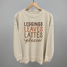 Load image into Gallery viewer, Leggings, Leaves, Lattes Please!