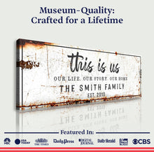 Load image into Gallery viewer, This Is Us Rustic Sign