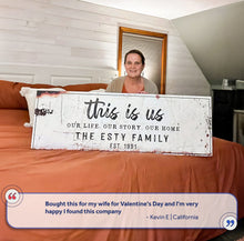 Load image into Gallery viewer, This Is Us Rustic Sign