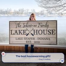 Load image into Gallery viewer, Family Lake House Paddle Sign