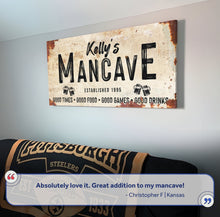 Load image into Gallery viewer, Good Times Man Cave Sign - LP1
