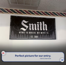 Load image into Gallery viewer, Rustic Family Antler Sign III