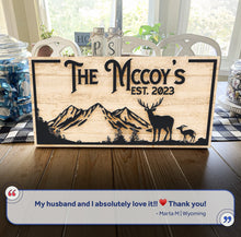 Load image into Gallery viewer, Family Mountain Sign II