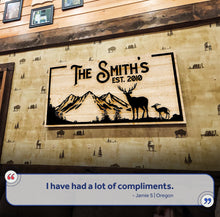 Load image into Gallery viewer, Family Mountain Sign II