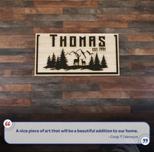 Load image into Gallery viewer, Family Mountain Sign III